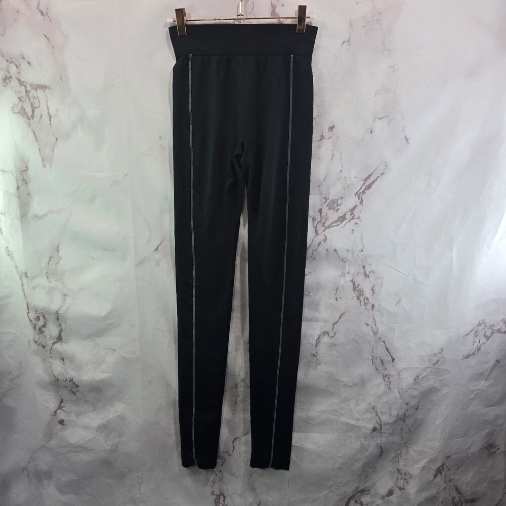 & Other Stories Leggings Womens Small 4 X 32 High Rise Side Stripe Tall Long